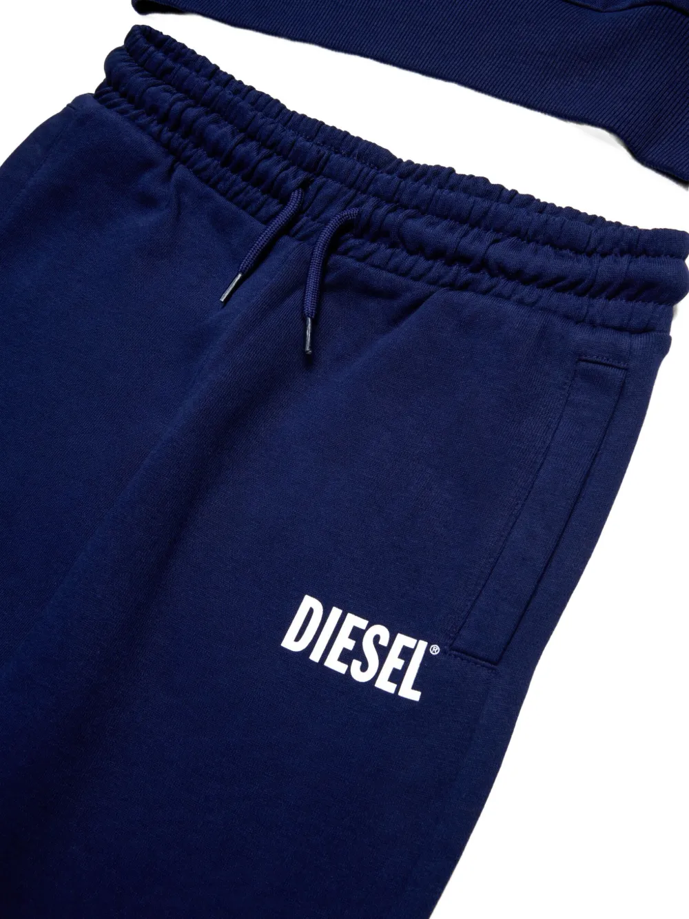 Diesel Kids Trainingspak met logodetail Blauw