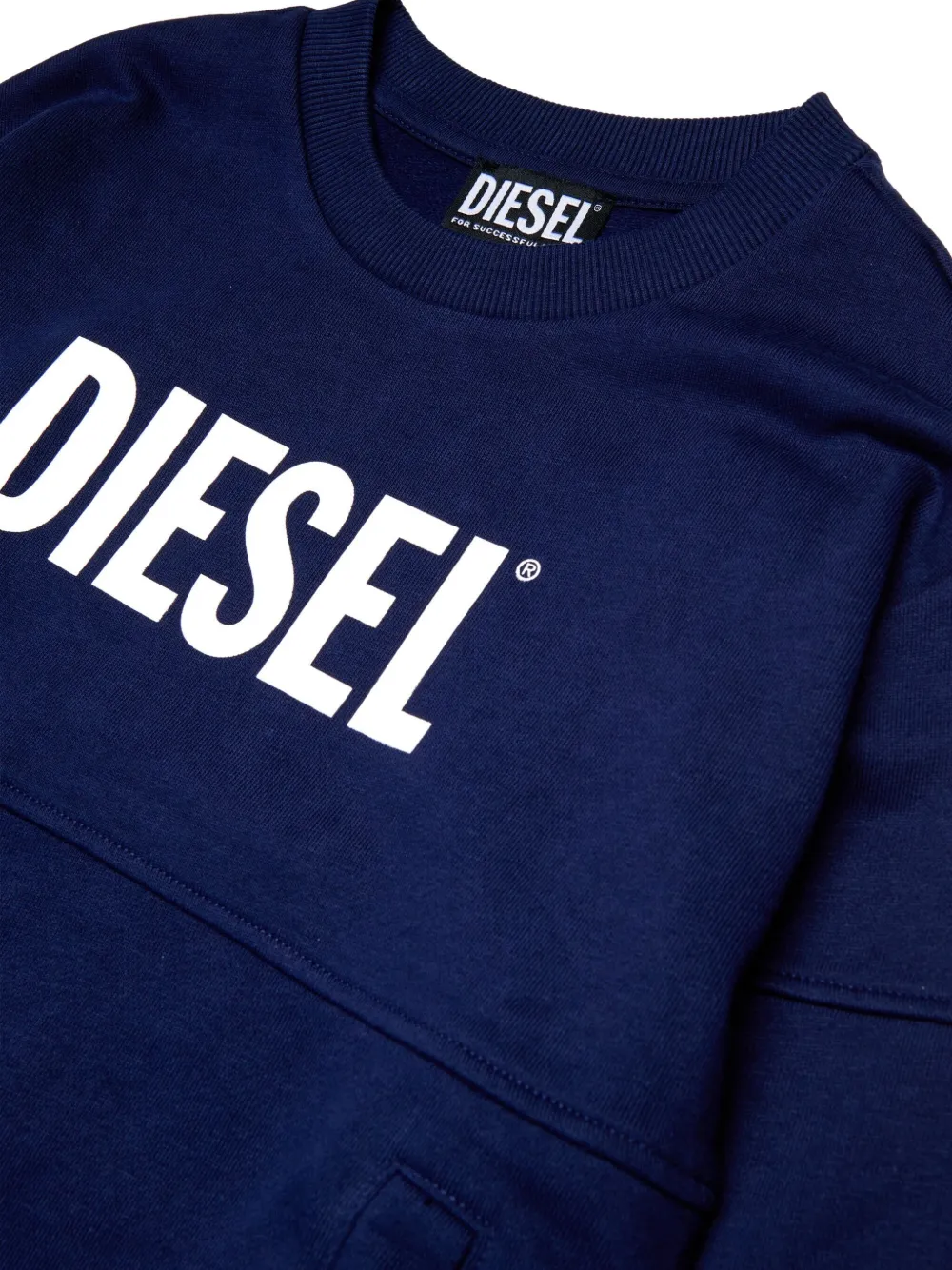 Diesel Kids Trainingspak met logodetail Blauw