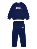 Diesel Kids logo-detail tracksuit set (set of two) - Blue