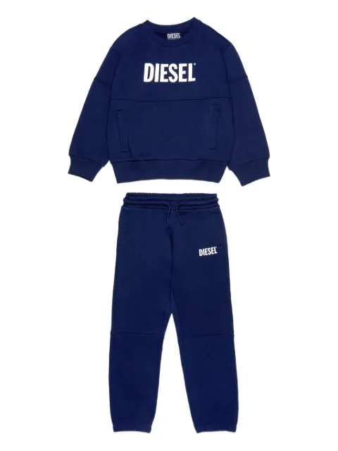 Diesel Kids logo-detail tracksuit set (set of two)