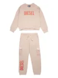 Diesel Kids logo cargo tracksuit set - Neutrals