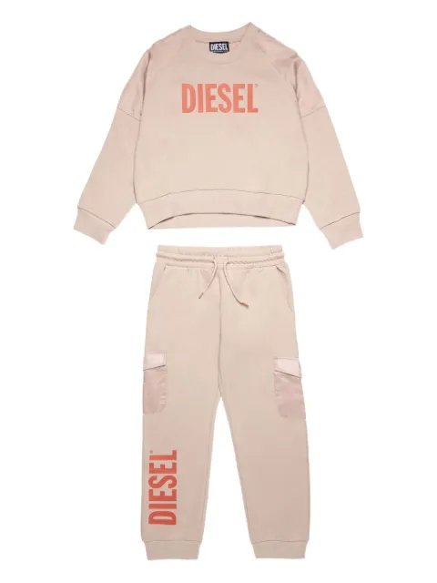 Diesel Kids logo cargo tracksuit set