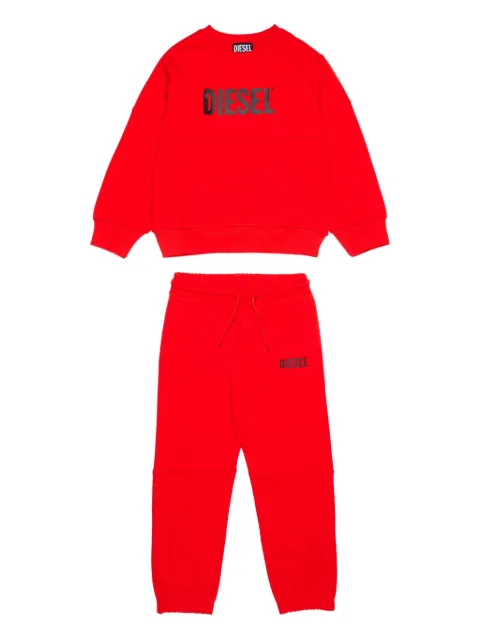 Diesel Kids logo-print tracksuit set (set of two)
