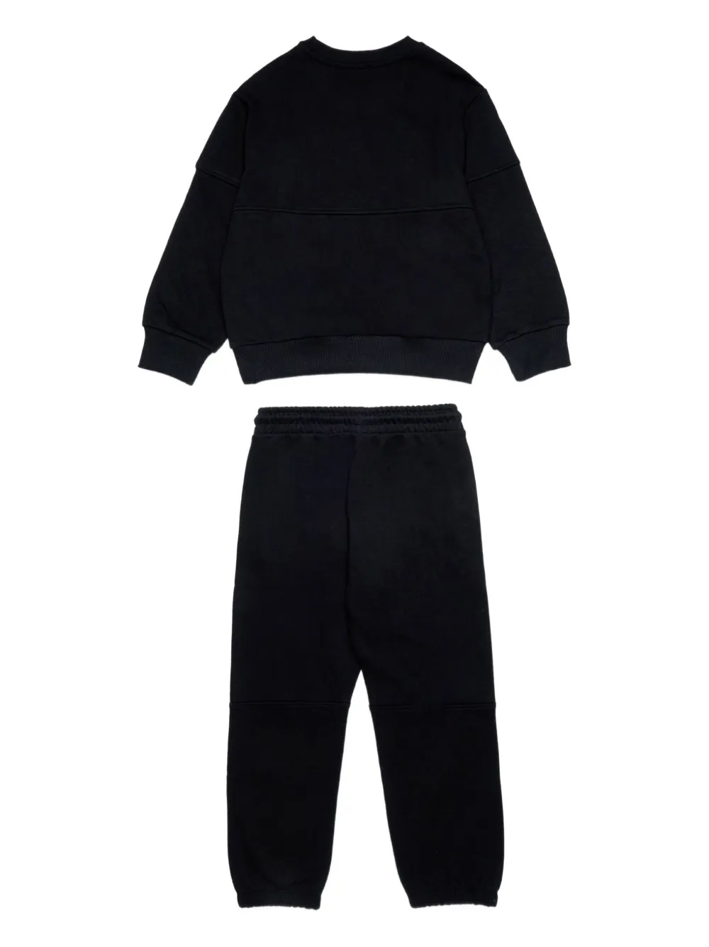 Diesel Logo-plaque Tracksuit Set (set Of Two) In Black