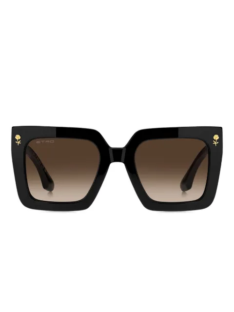 ETRO lentes de sol con armazón cuadrada