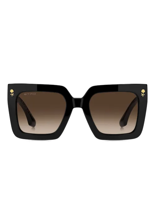 Lunettes de soleil à monture carrée - ETRO - Modalova