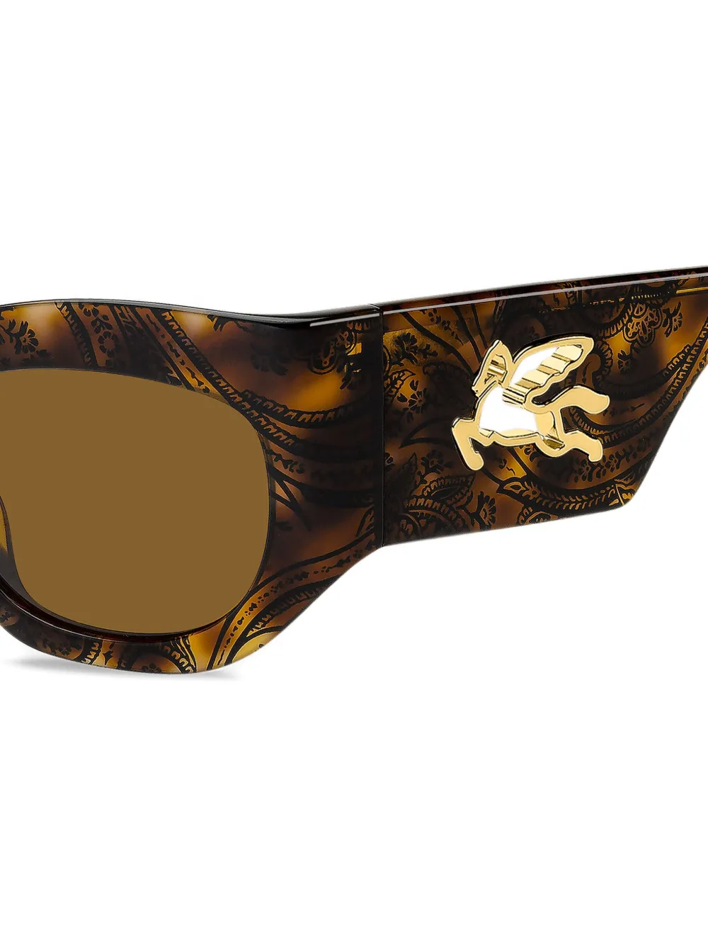 ETRO mania zonnebril Bruin