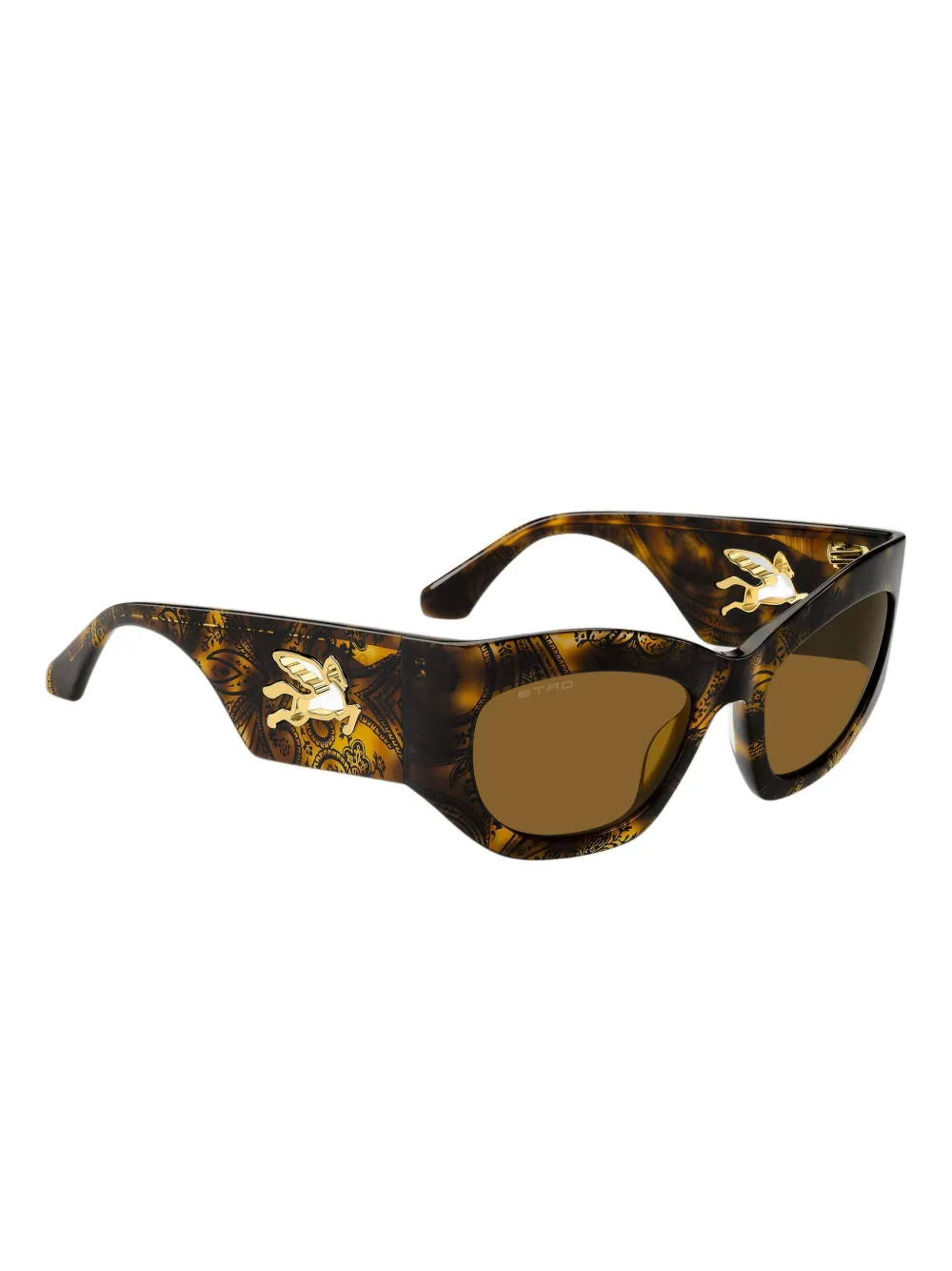 ETRO mania zonnebril Bruin