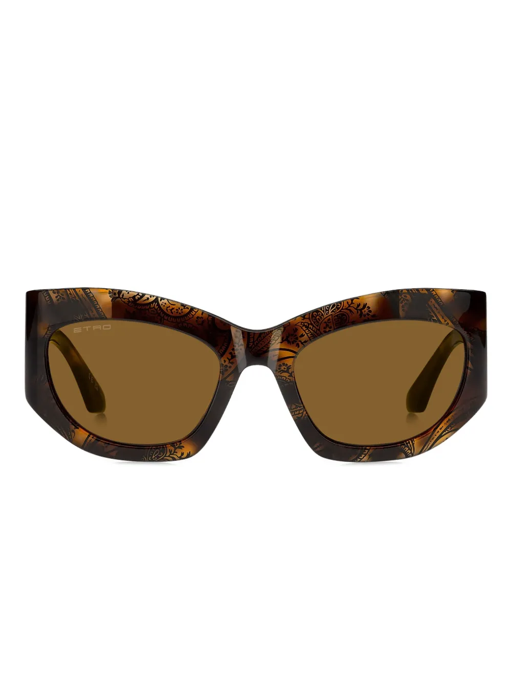 ETRO mania zonnebril Bruin