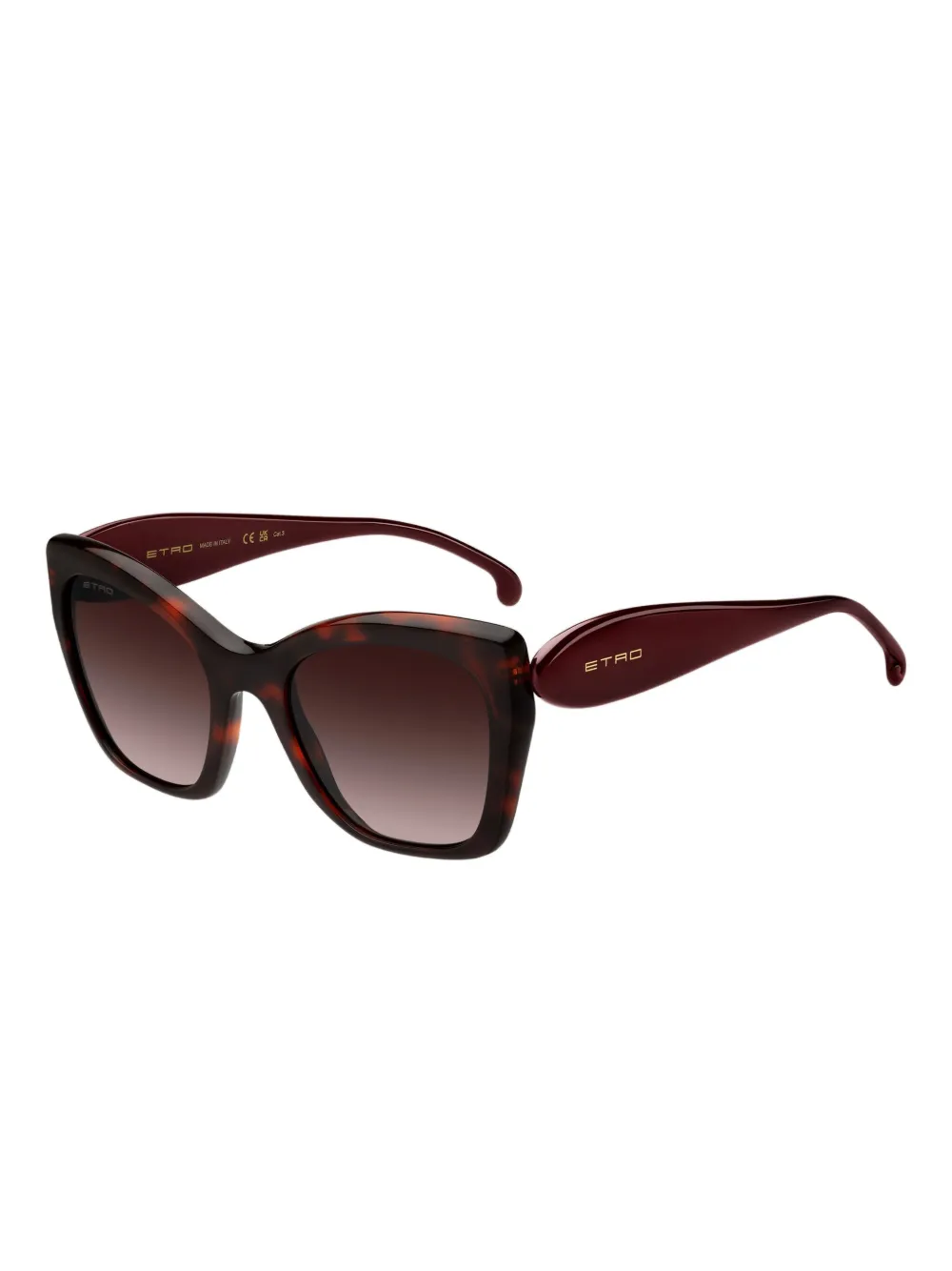 ETRO Zonnebril met paisley montuur Rood