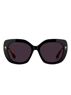 Etro Purple Cat-Eye Sunglasses with Gradient Lenses Gradient ET660S Cat-eye Etro Purple Havana Women Sunglasses  main image 4
