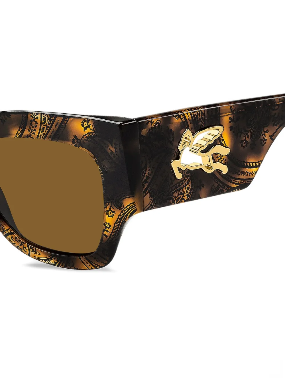 ETRO mania zonnebril Bruin
