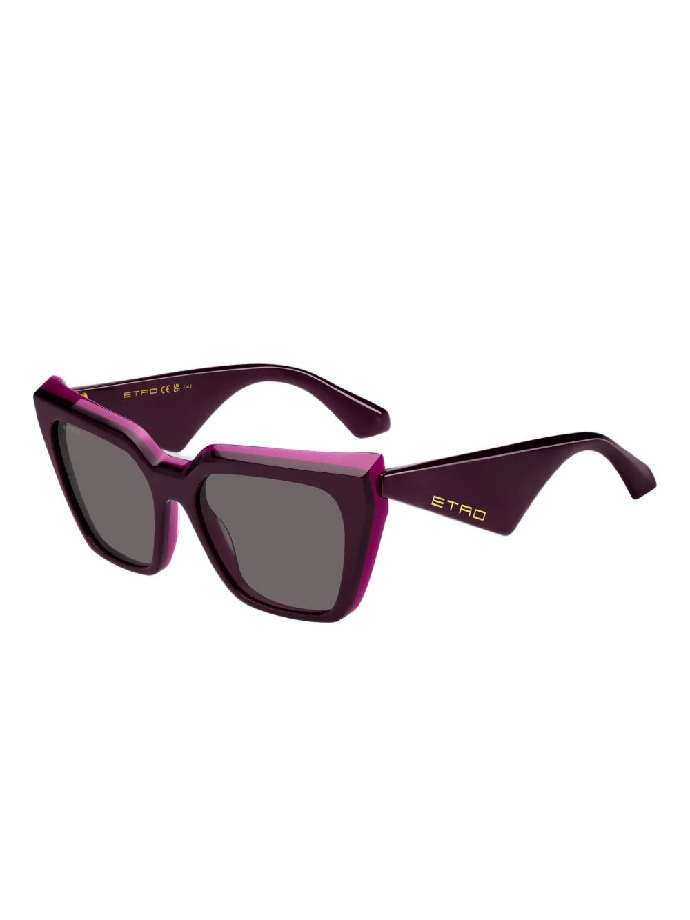 ETRO Tailoring zonnebril Rood
