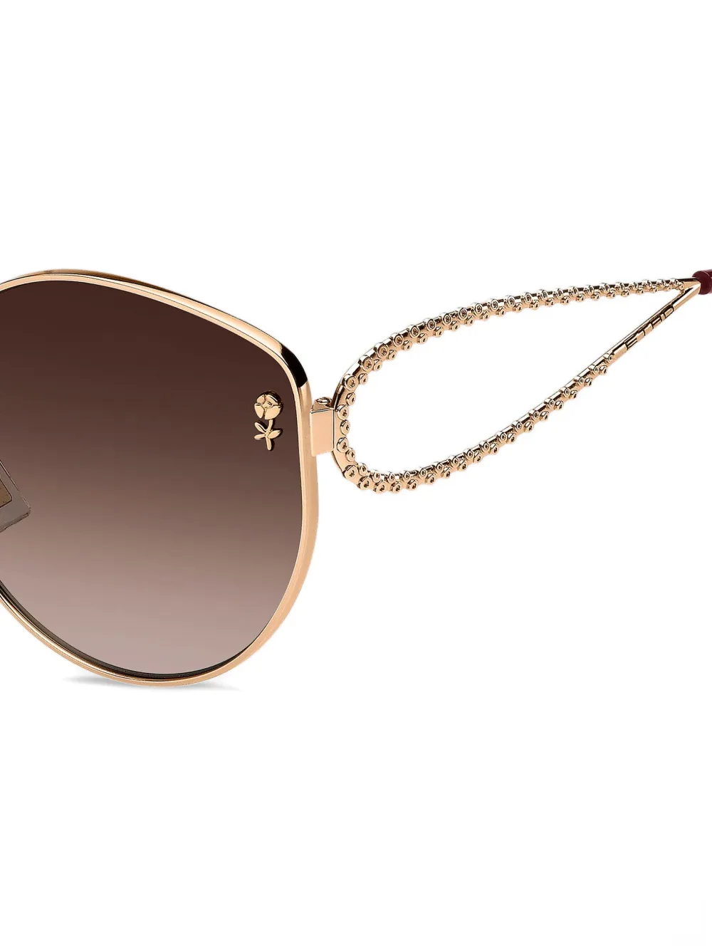 ETRO Zonnebril met paisley montuur Goud