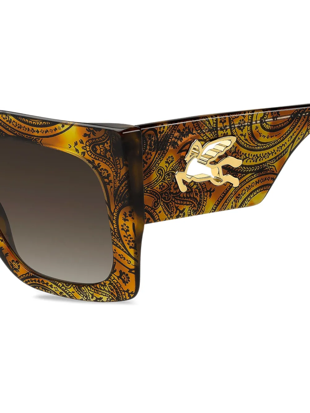 ETRO mania zonnebril Bruin