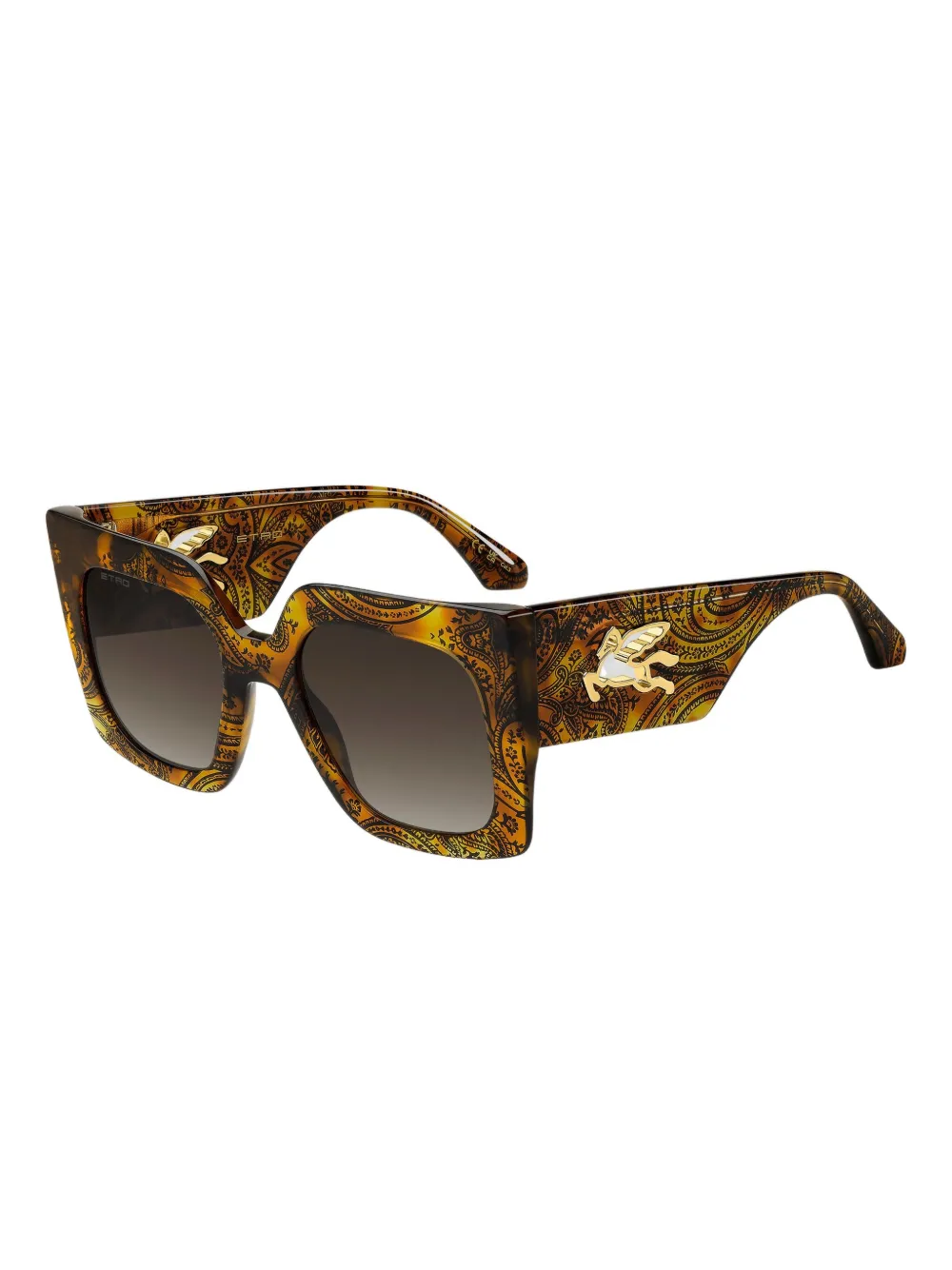 ETRO mania zonnebril Bruin