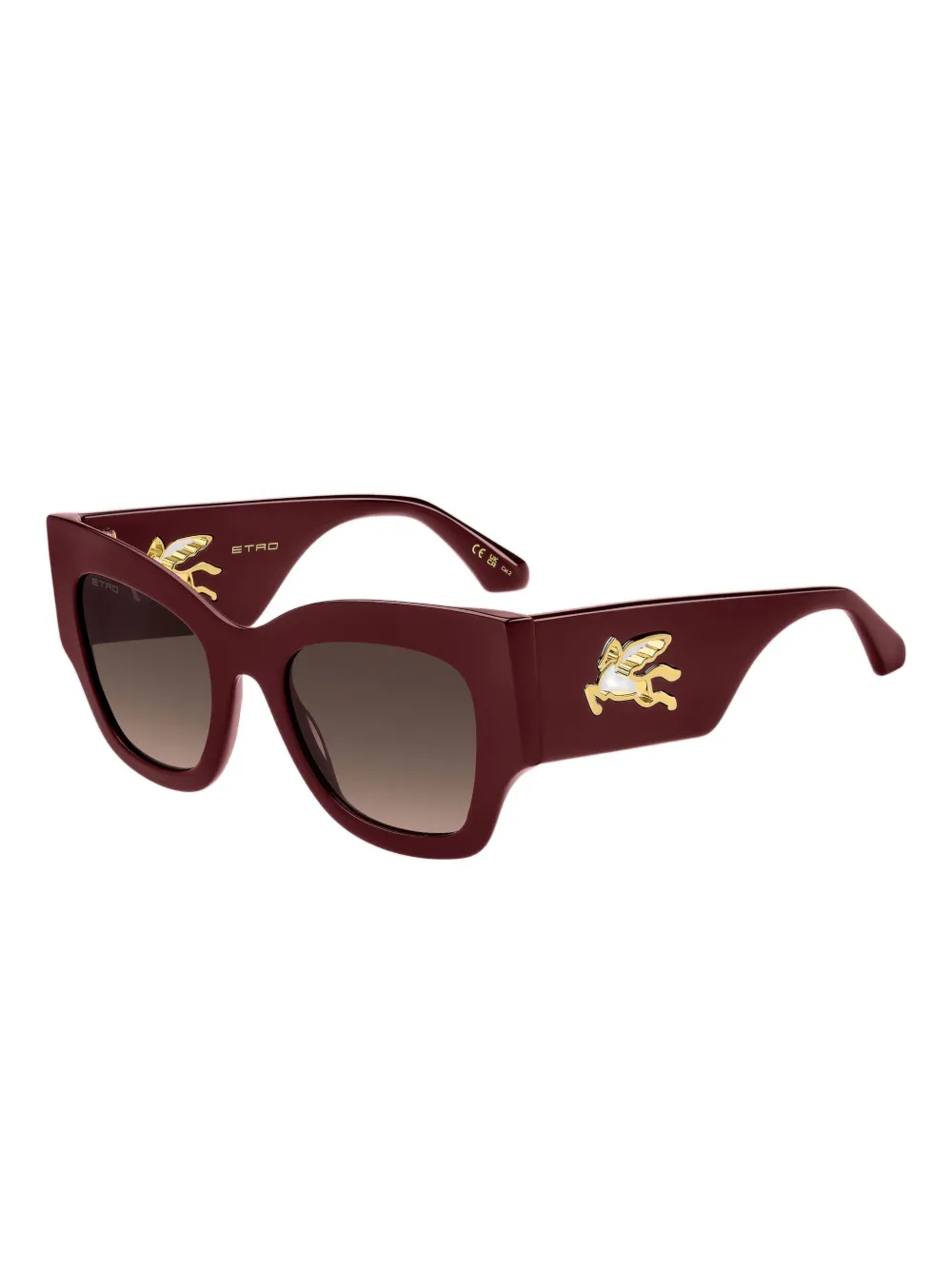 ETRO mania zonnebril Rood
