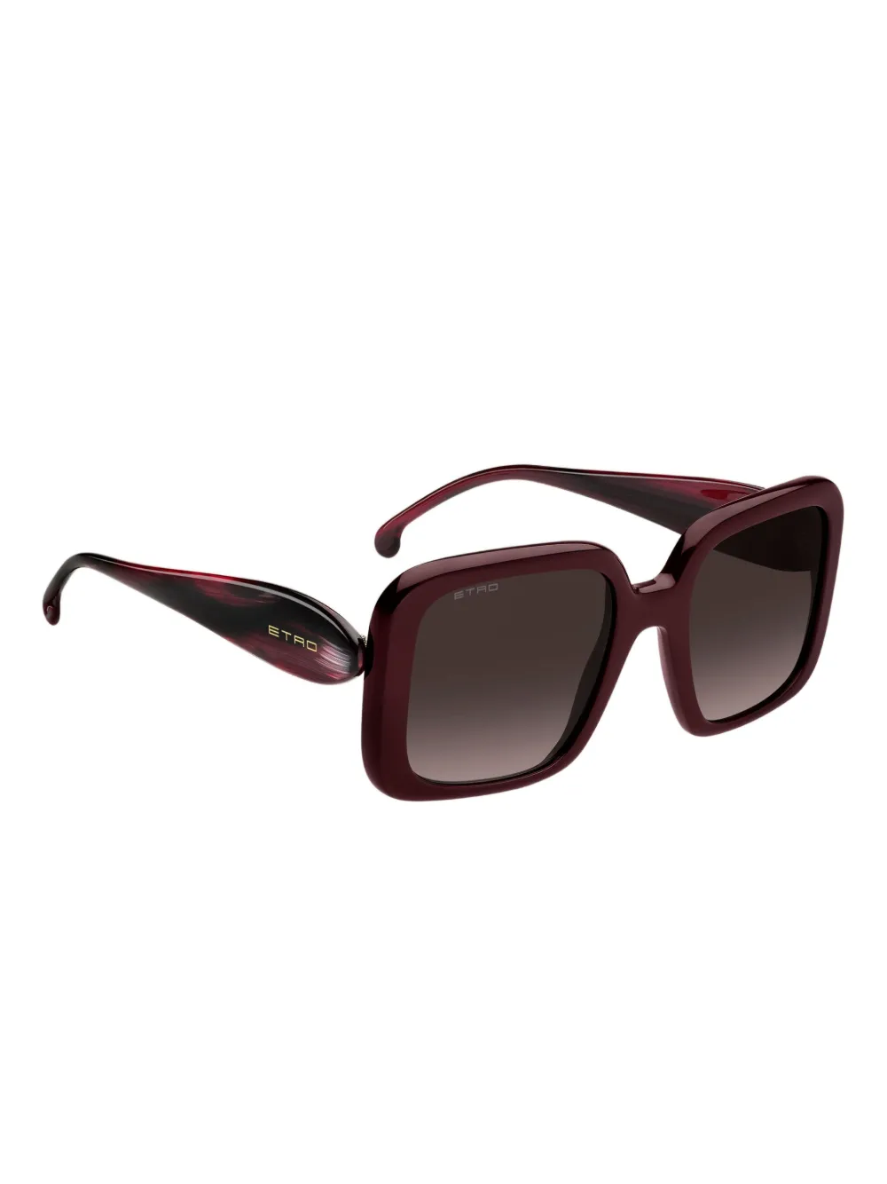 ETRO paisley zonnebril - Rood