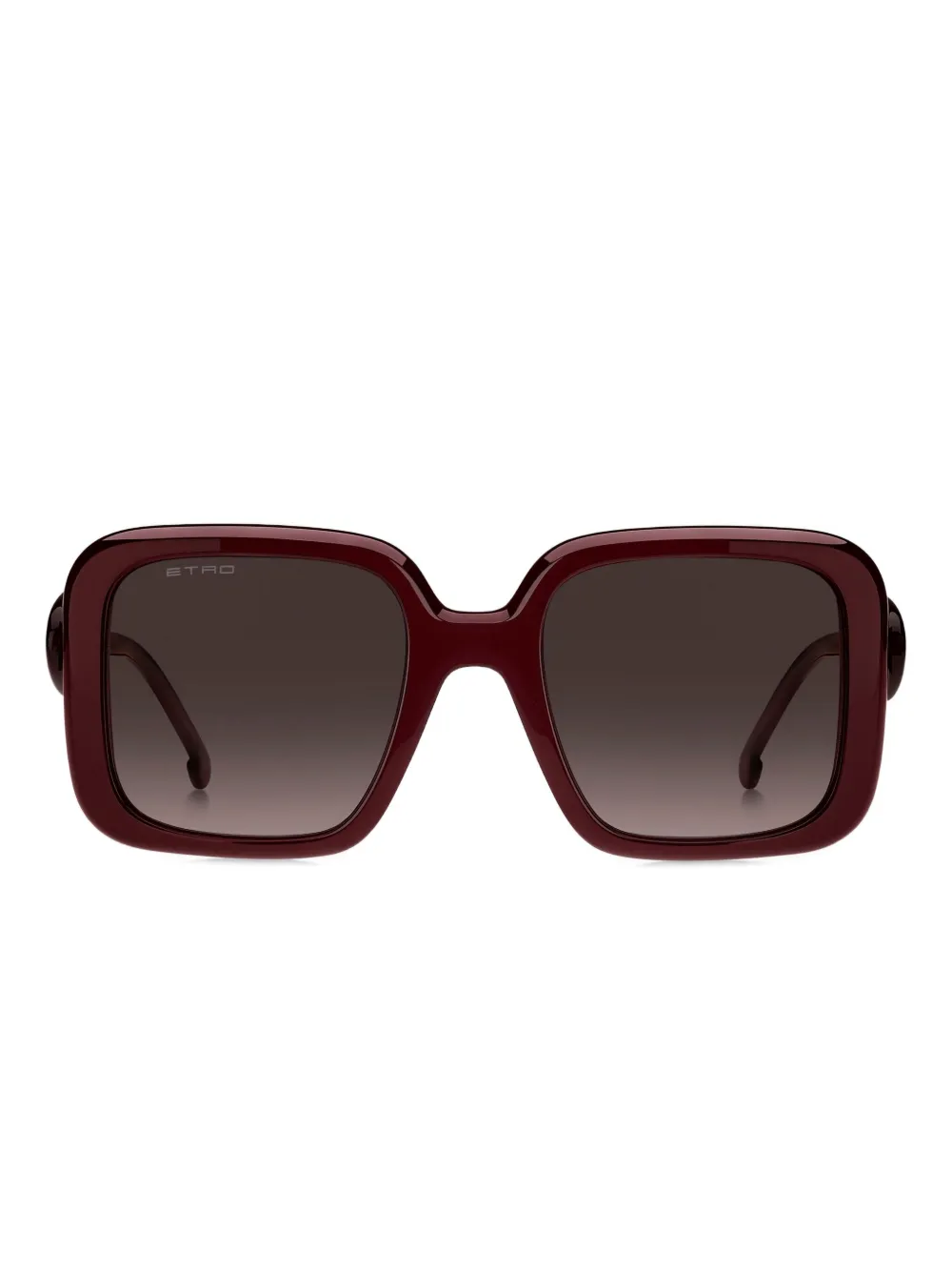 ETRO paisley zonnebril Rood