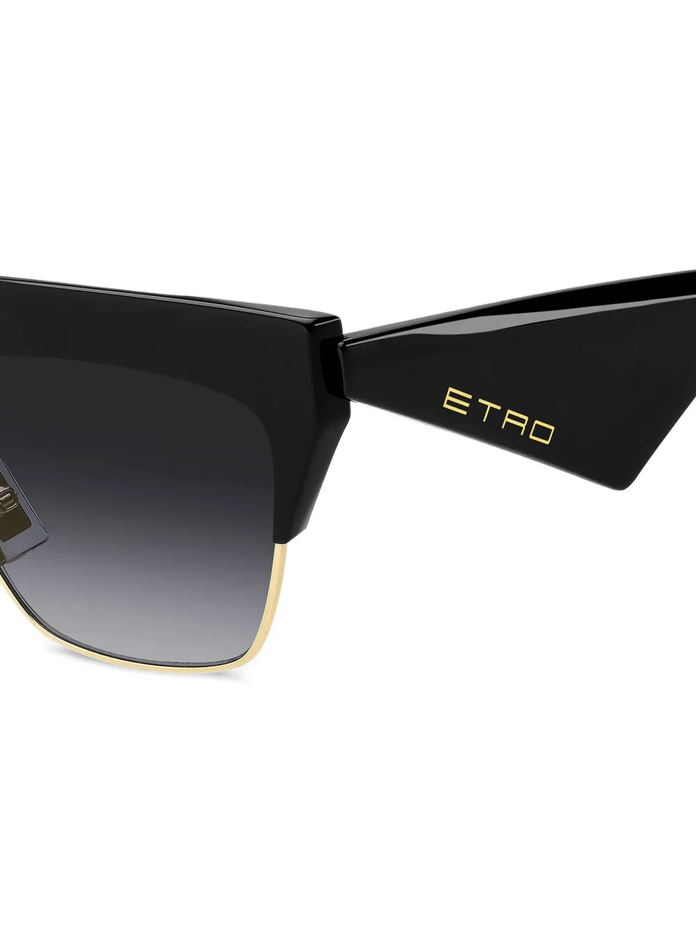 ETRO club zonnebril Zwart