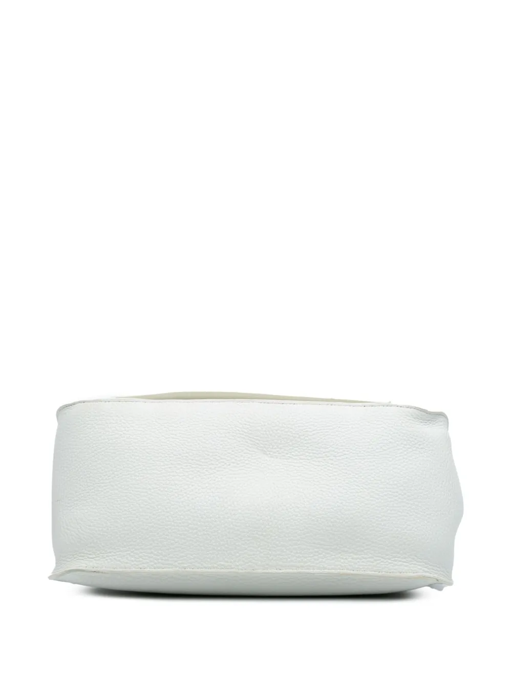 Pre-owned Hermes 2011 Clemence Jypsiere 34 Crossbody Bag In White