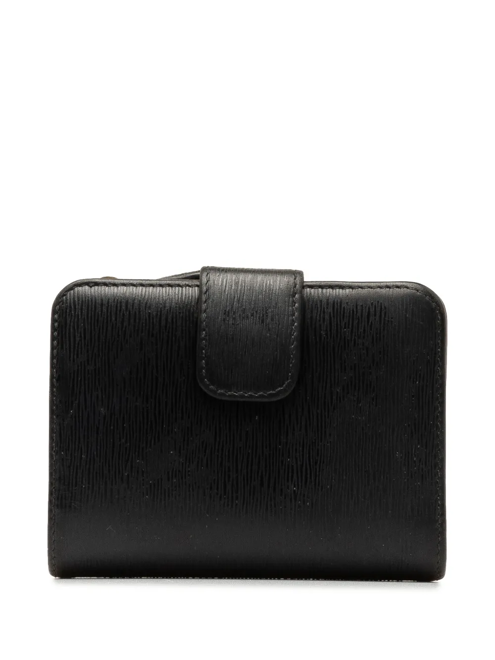 Pre-owned Prada 2013-2023 Vitello Move Wallet Small Wallets In Black