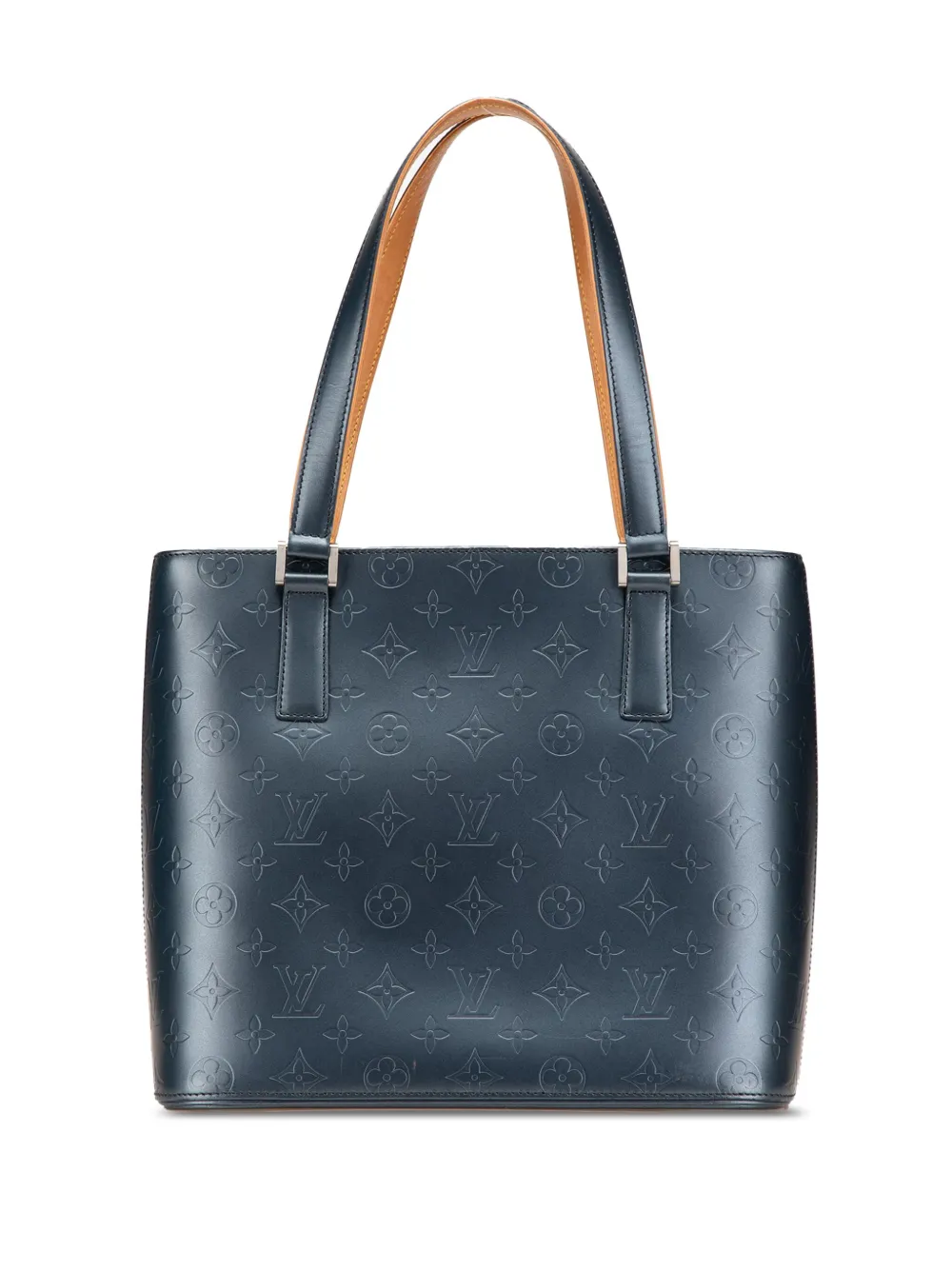 Louis Vuitton Pre-Owned 2002 モノグラム マット ストックトン トートバッグ - ブルー Louis Vuitton Pre-Owned 2002 モノグラム マット ストックトン トートバッグ - ブルー