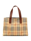 Burberry Pre-Owned 2000-2017 Haymarket Check Coated Canvas tote bag - Brown