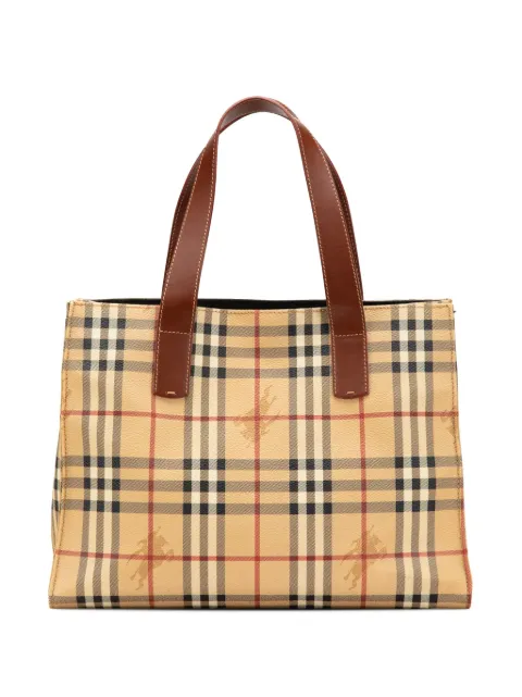 Burberry Pre-Owned 2000-2017 Haymarket Check Coated Canvas tote bag
