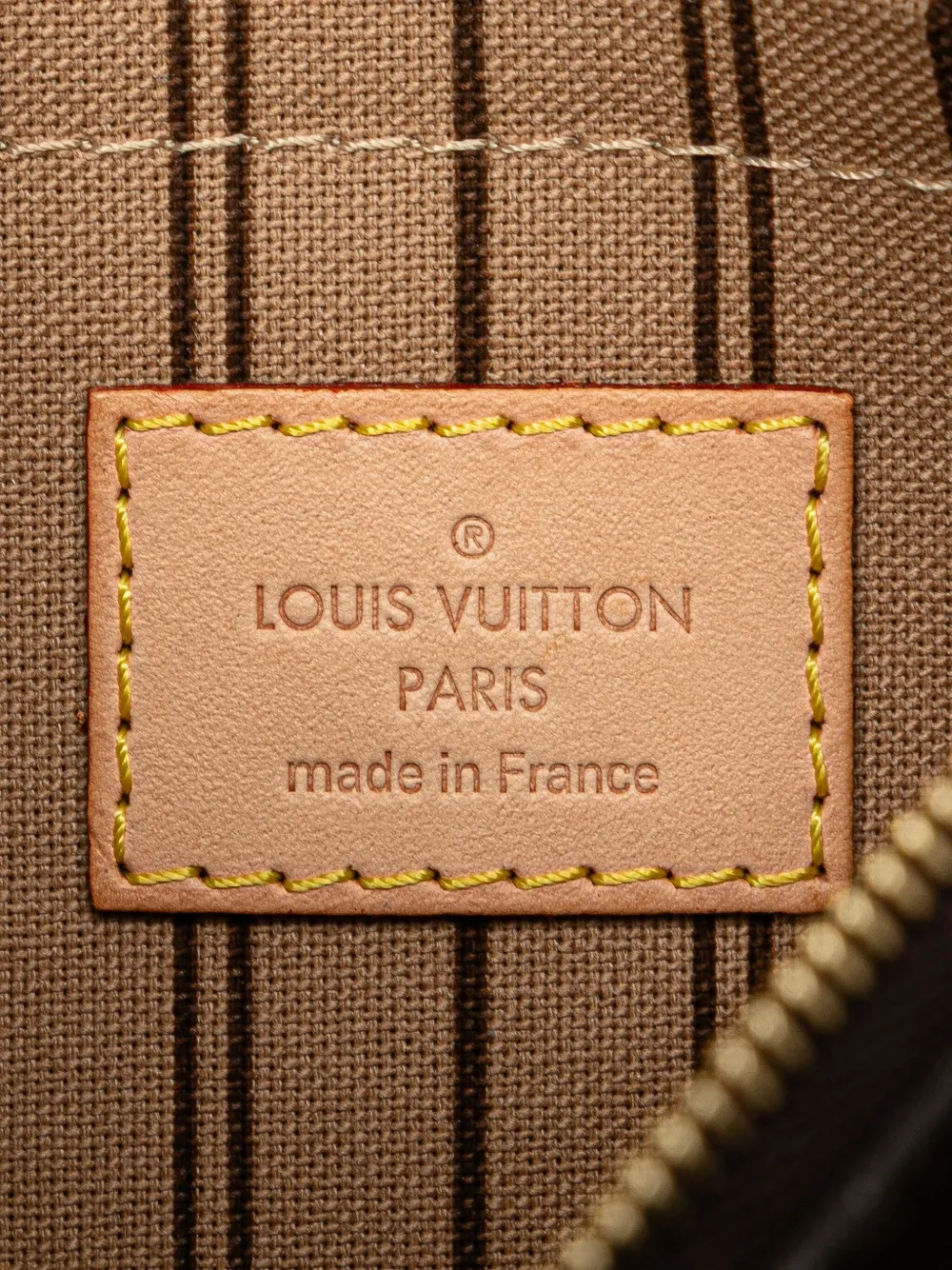 Pre-owned Louis Vuitton 2014 Monogram Neverfull Pouch