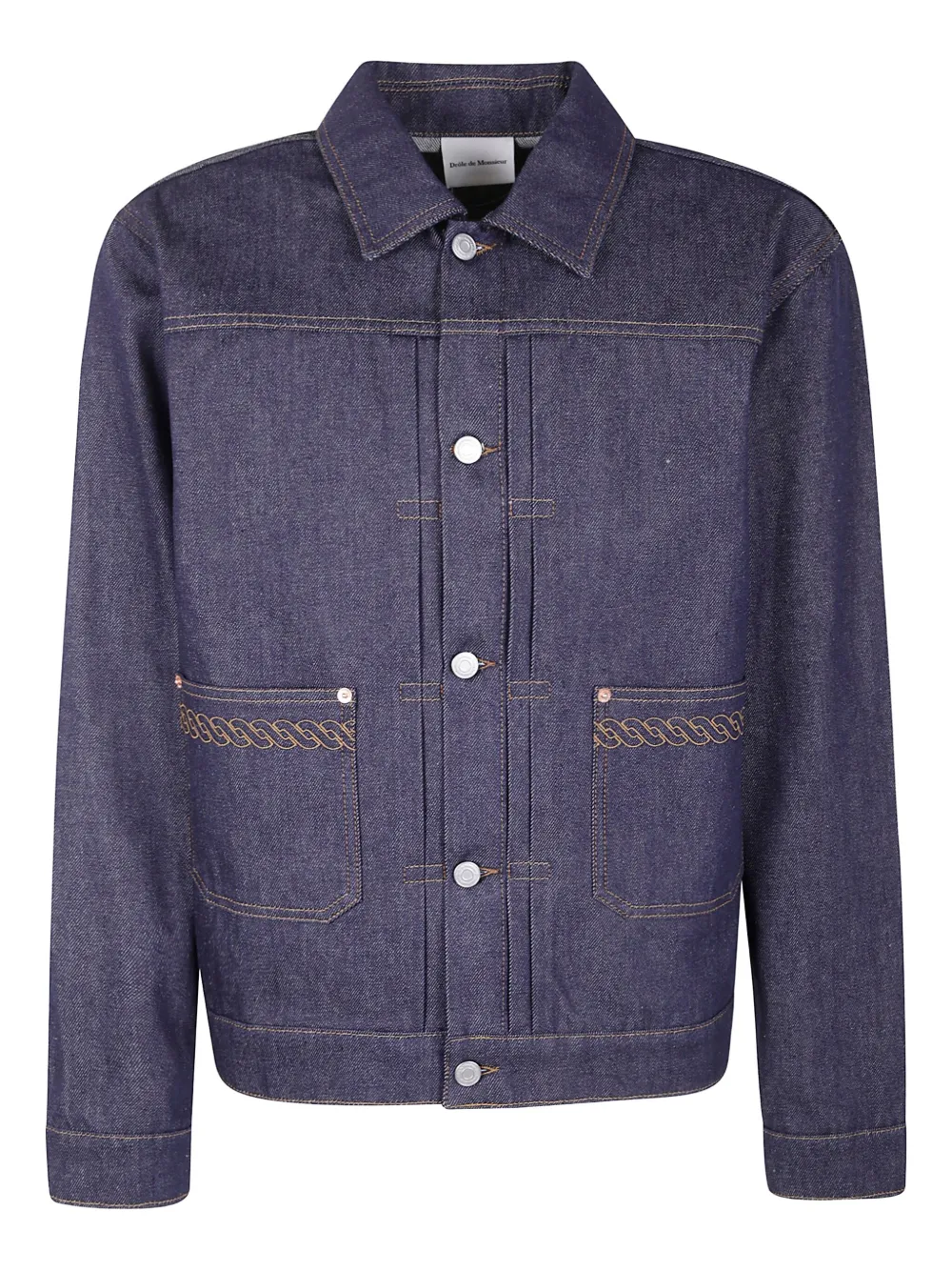 embroidered denim jacket