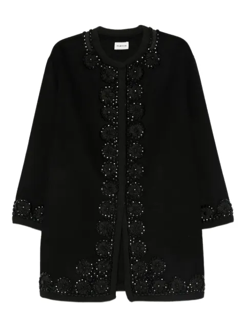 P.A.R.O.S.H. embellished floral coat