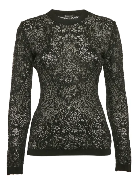Balmain Pre-Owned mesh jumper