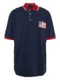 Polo Ralph Lauren Vintage pre-owned contrasting-collar polo shirt - Blue