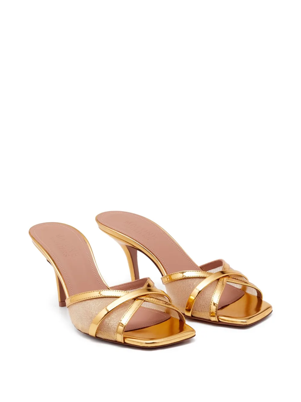 Malone Souliers pre-owned 85mm Perla mesh mules | Image 2