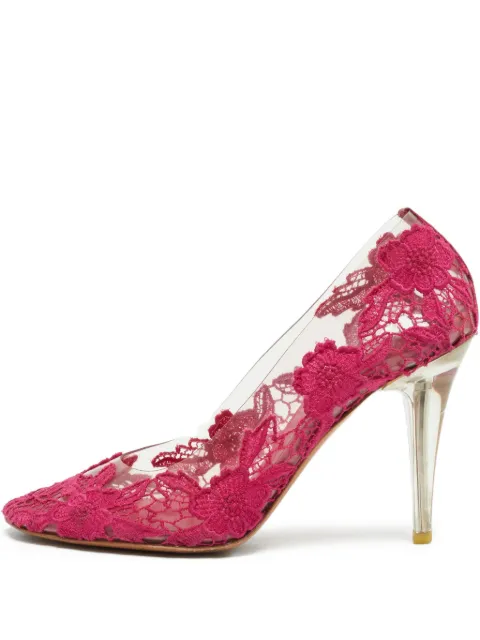Marc Jacobs Vintage 130mm lace-embellished pumps