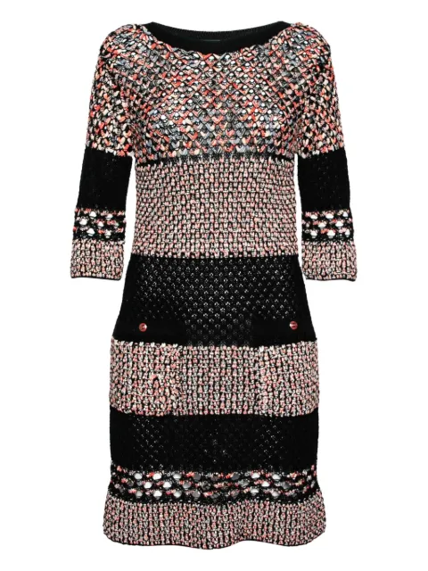 CHANEL Pre-Owned open-knit dress