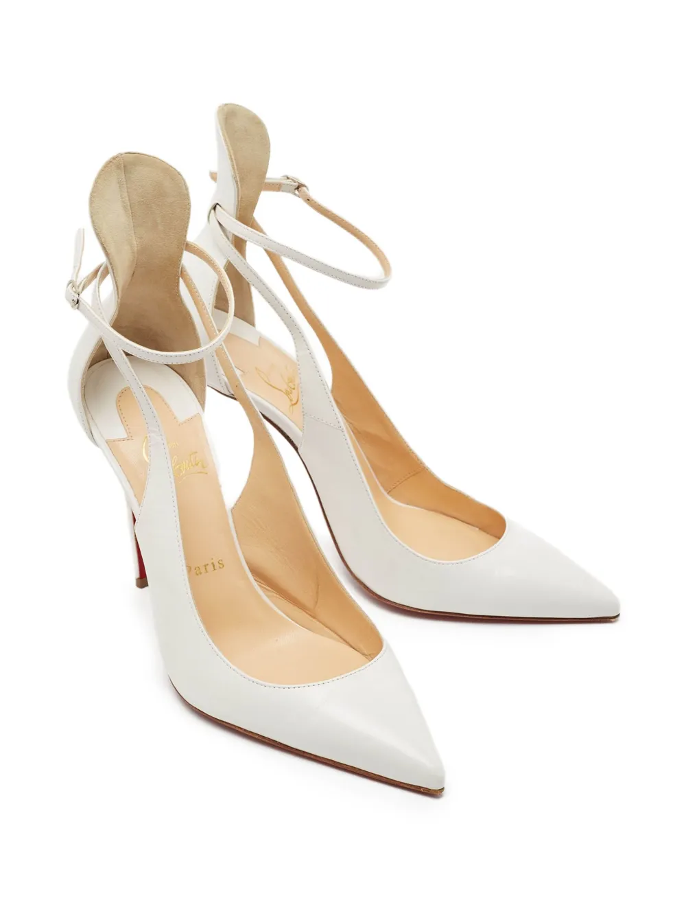 Christian Louboutin Pre-Owned Mascara pumps - Wit