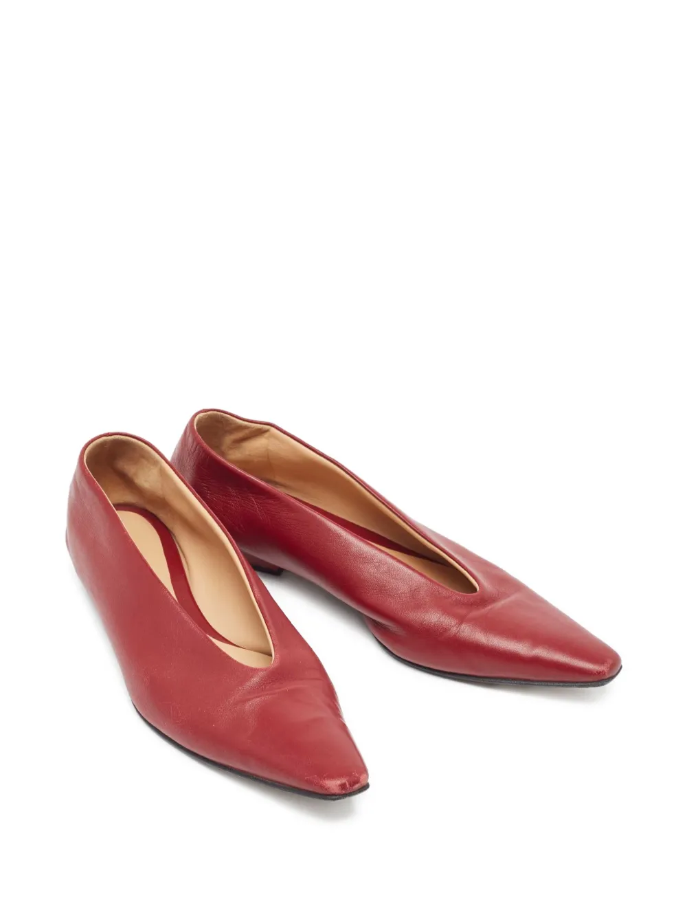 Bottega Veneta Pre-Owned square-toe ballet flats | Image 2
