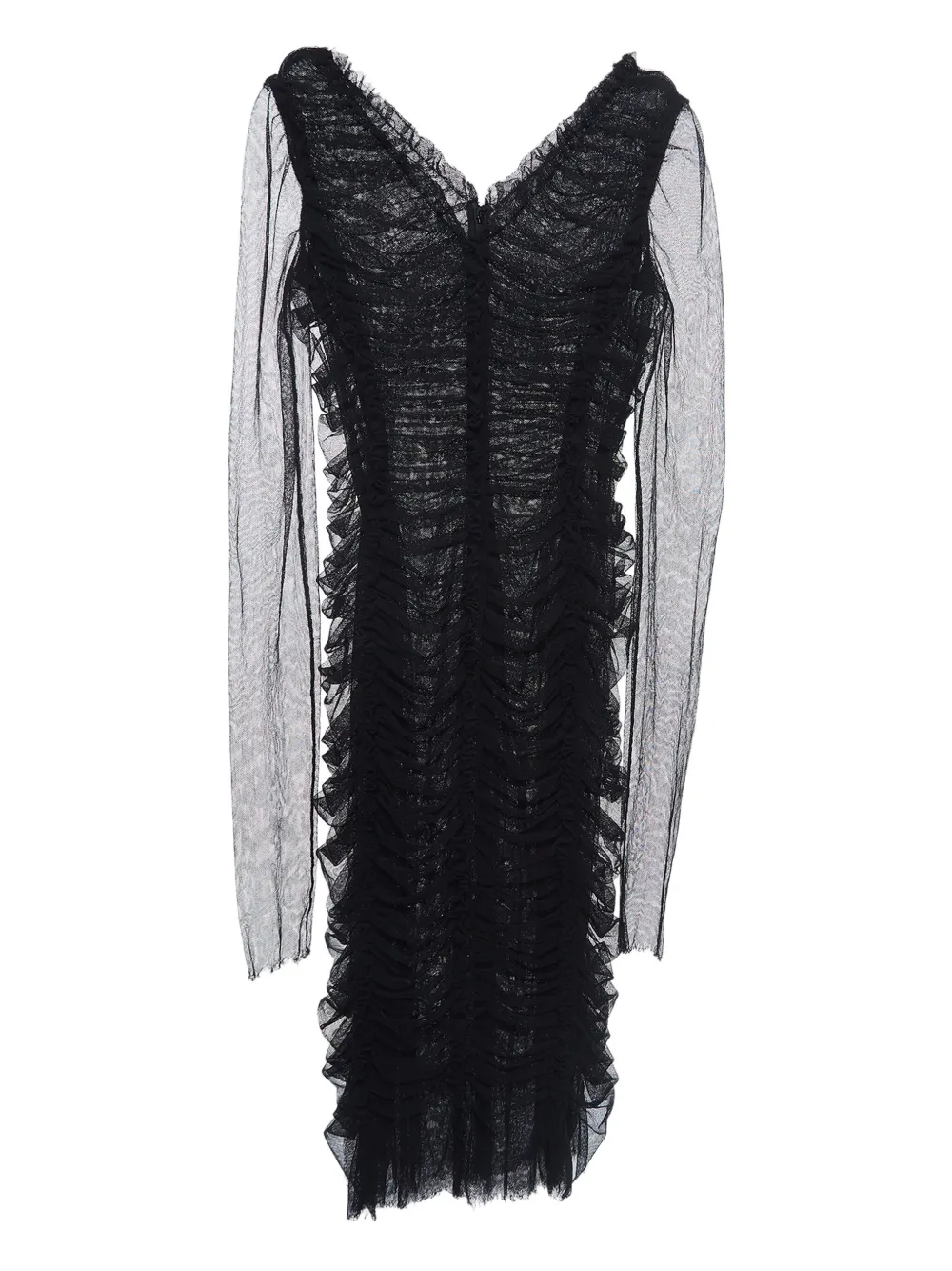 Dolce & Gabbana Pre-Owned ruffled long-sleeve dress | Black | Image 1
