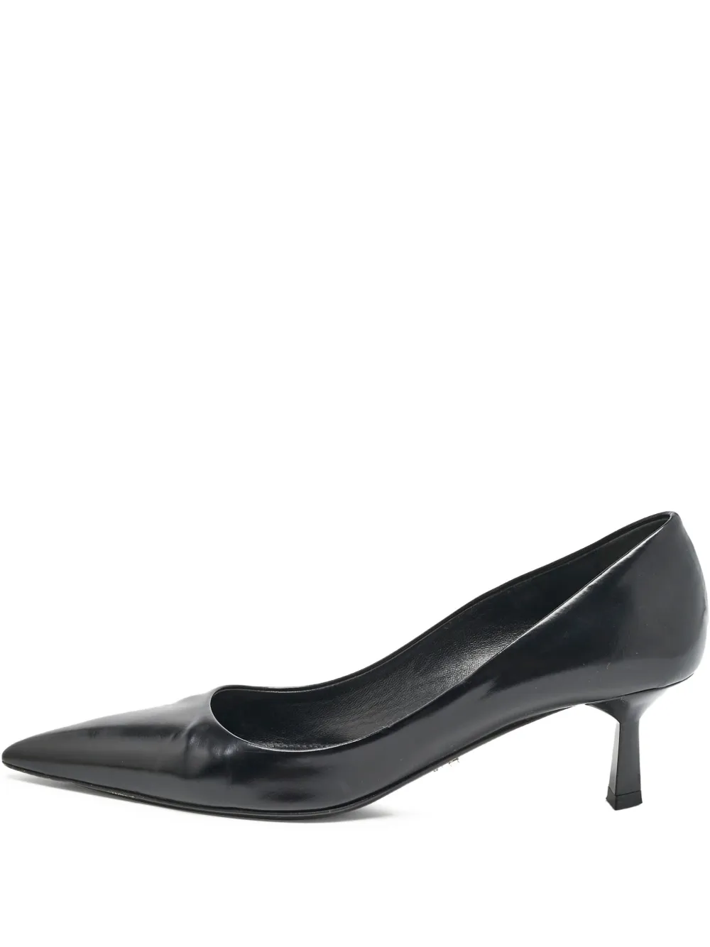 Prada Pre-Owned 105mm pointed-toe pumps | Black | Image 1