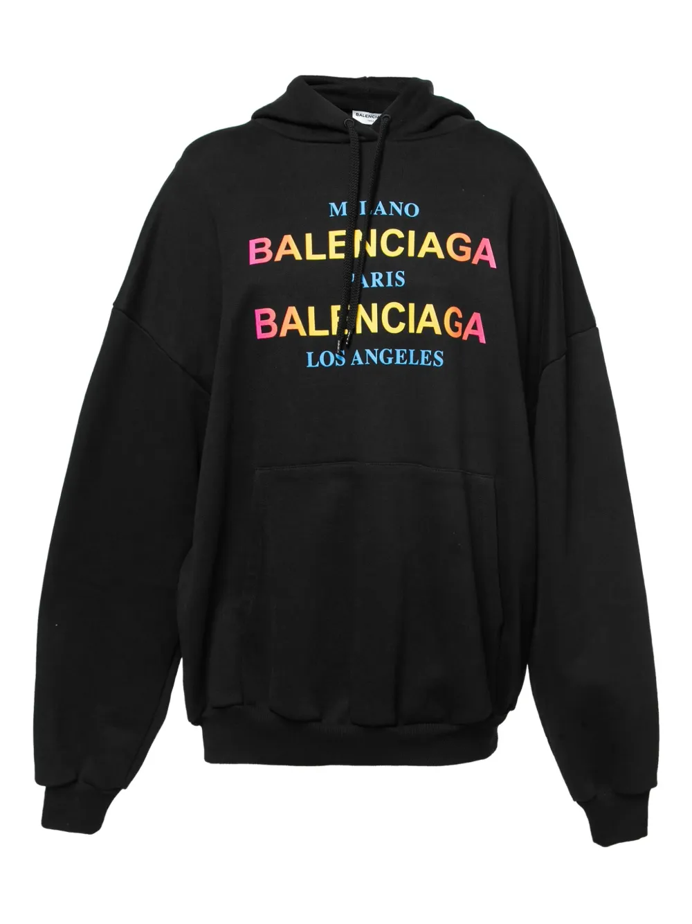 logo-print hoodie