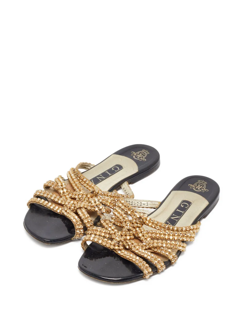 Gina Pre-owned beaded strappy sandals | Image 2