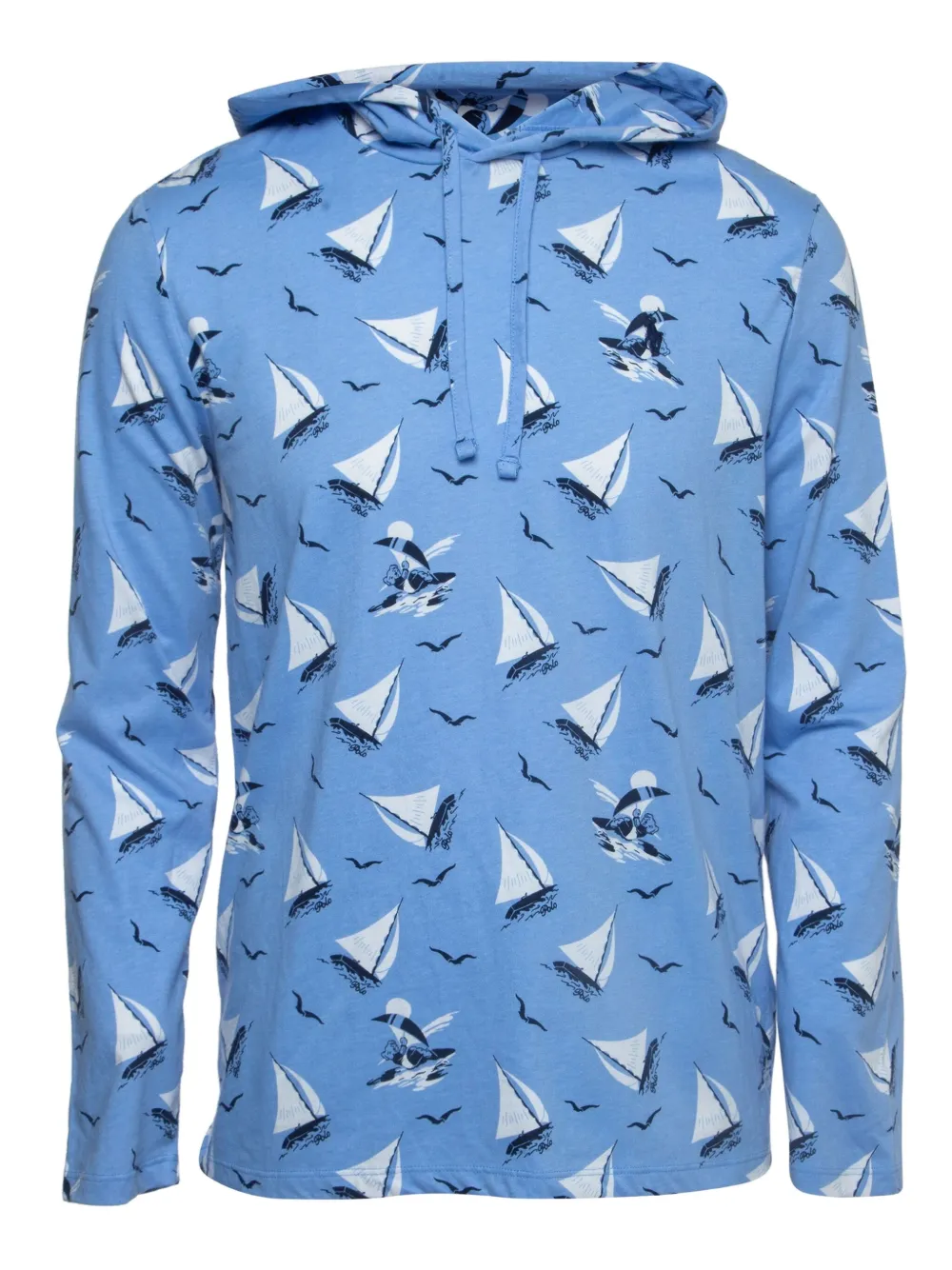 Polo Ralph Lauren Vintage pre-owned sailboat-print hoodie | Blue | Image 1