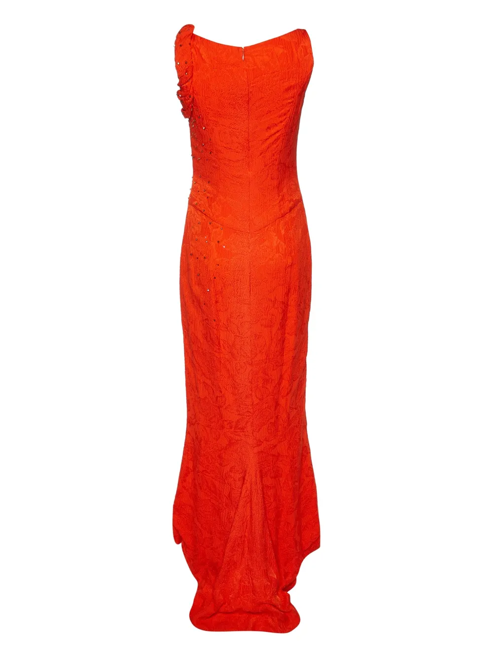 Carolina Herrera Vintage jacquard sleeveless evening dress | Image 2