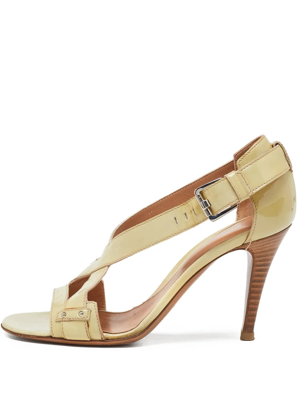 Sergio Rossi Vintage 90mm strapped heeled sandals | Neutrals | Image 1