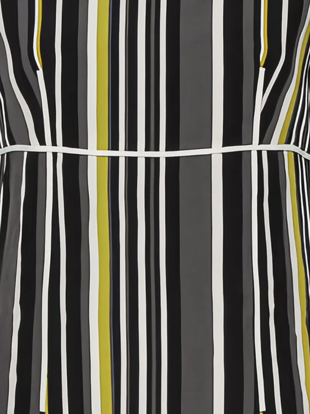 Prada Pre-Owned Gestreepte jurk - Zwart
