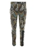 Marc Jacobs Vintage leaf-print cargo trousers - Brown