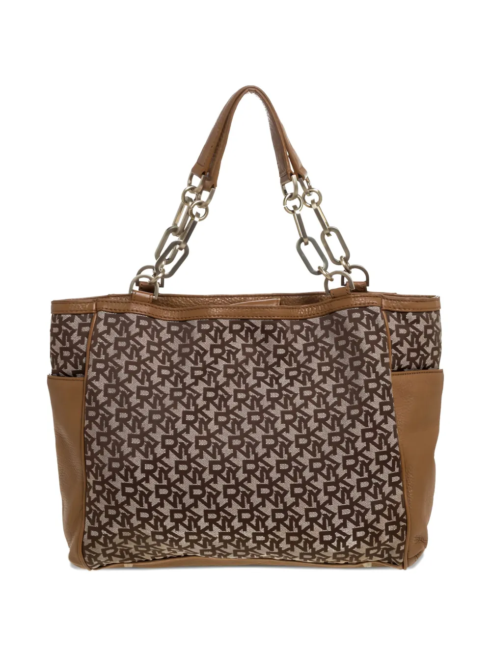 DKNY Vintage monogram leather tote bag | Image 2