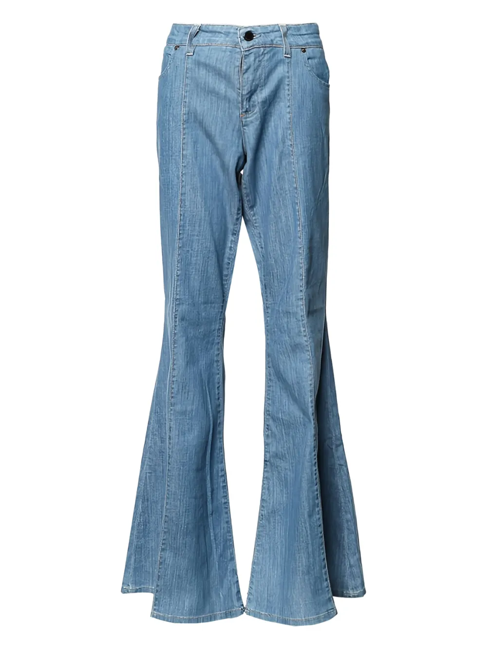 Stella McCartney Pre-Owned jean à détails de coutures contrastantes | bleu | Image 1